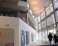 Akustikpuds – Akustikloft: VUC Sønderborg – atrium