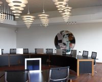 Akustikpuds – Akustikloft: Realdania – København